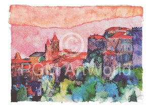 Ralf Westphal Fosdinovo, Lunigiana, Apuanische Alpen Art Print 70x50cm | Yourdecoration.com