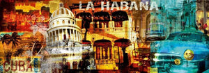 Saskia Porkay La Habana Art Print 100x35cm | Yourdecoration.com