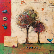 Sonja Kobrehel Tree I Art Print 70x70cm | Yourdecoration.com