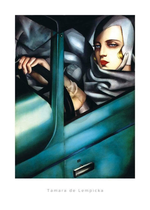 Tamara De Lempicka Self Portrait Art Print 50x70cm | Yourdecoration.com