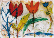 Ursula Meyer Petersen Tulips Art Print 70x50cm | Yourdecoration.com