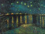 Vincent Van Gogh Notte stellata Art Print 80x60cm | Yourdecoration.com