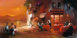 Willem Haenraets Dinner for two I Art Print 100x50cm | Yourdecoration.com