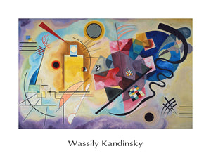 Wassily Kandinsky Jaune, Rouge, Bleu Art Print 80x60cm | Yourdecoration.com