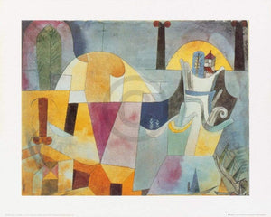 Paul Klee Landscape with black columns Art Print 50x40cm | Yourdecoration.com