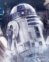 Pyramid Star Wars the Last Jedi R2 D2 Droid Poster 40x50cm | Yourdecoration.com