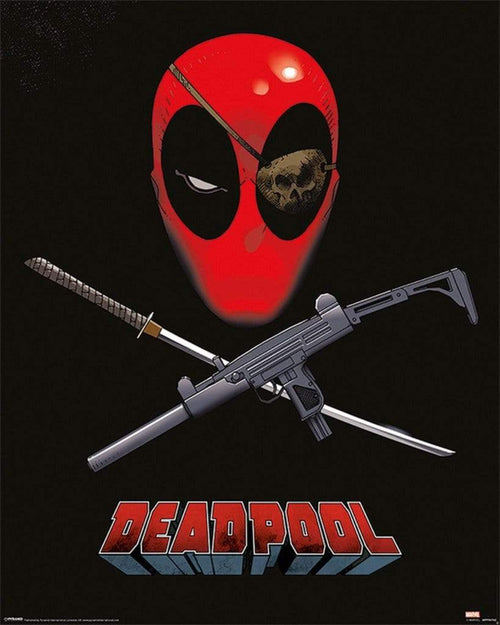 Pyramid Deadpool Eye Patch Poster 40x50cm | Yourdecoration.com