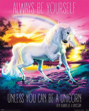 Pyramid Unicorn Always Be Yourself Poster 40x50cm | Yourdecoration.com