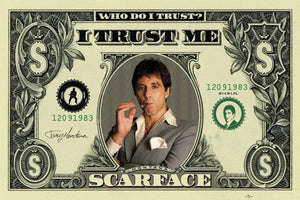 Pyramid Scarface Dollar Poster 91,5x61cm | Yourdecoration.com