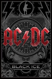 Pyramid AC DC Black Ice Poster 61x91,5cm | Yourdecoration.com