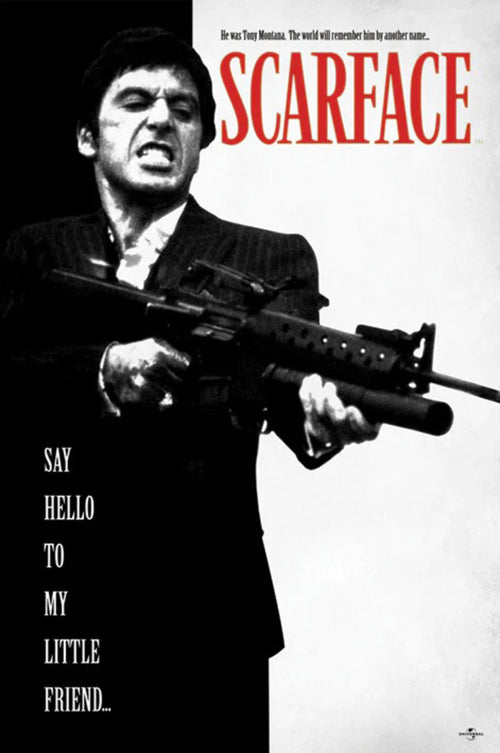 pyramid pp32598 scarface say hello to my little friend poster 61x91 5cm | Yourdecoration.com