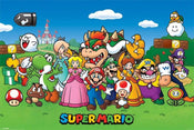 Pyramid Super Mario Characters Poster 91,5x61cm | Yourdecoration.com