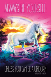 Pyramid Unicorn Always Be Yourself Poster 61x91,5cm | Yourdecoration.com