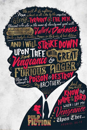 Pyramid Pulp Fiction Ezekiel 25 17 Poster 61x91,5cm | Yourdecoration.com