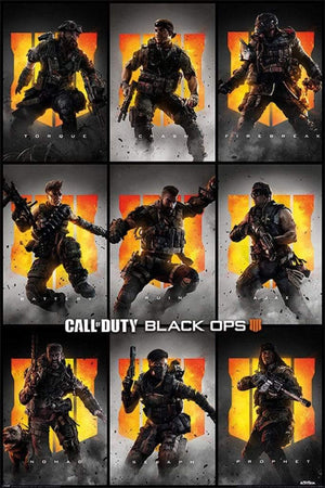 Pyramid Call of Duty Black Ops 4 Characters Poster 61x91,5cm | Yourdecoration.com