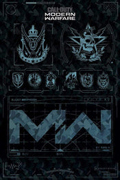 Pyramid Call of Duty Modern Warfare Fractions Poster 61x91,5cm | Yourdecoration.com