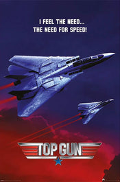 pyramid pp34631 top gun the need for speed poster 61x91 5cm | Yourdecoration.com