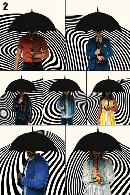 Pyramid The Umbrella Academy Family Poster 61x91,5cm | Yourdecoration.com