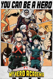 Pyramid My Hero Academia Be a Hero Poster 61x91,5cm | Yourdecoration.com