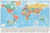 Pyramid World Map Modern 2020 Poster 91,5x61cm | Yourdecoration.com