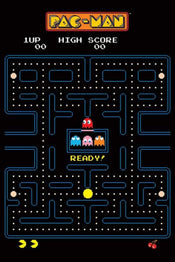 Pyramid Pac Man Maze Poster 61x91,5cm | Yourdecoration.com