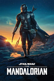 Pyramid Star Wars The Mandalorian Nightfall Poster 61x91,5cm | Yourdecoration.com