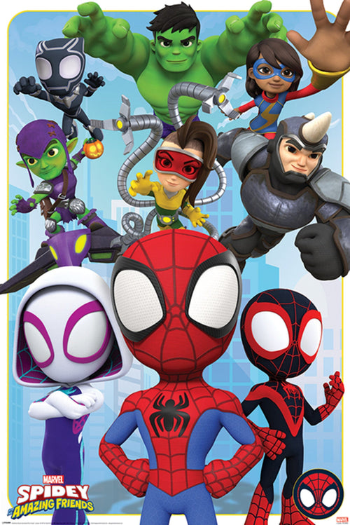 Pyramid Pp34950 Spidey And His Amazing Friends Goodies And Baddies Poster 61X91-5cm | Yourdecoration.com