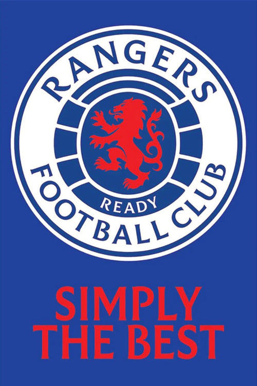 pyramid pp34963 rangers f c simply the best poster 61x91 5cm | Yourdecoration.com