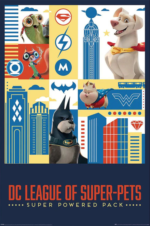 Pyramid Pp34975 Dc Super Pets Activate Poster 61x91,5cm | Yourdecoration.com