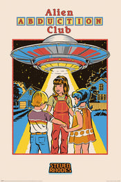 Pyramid PP35013 Steven Rhodes Alien Abduction Club Poster | Yourdecoration.com