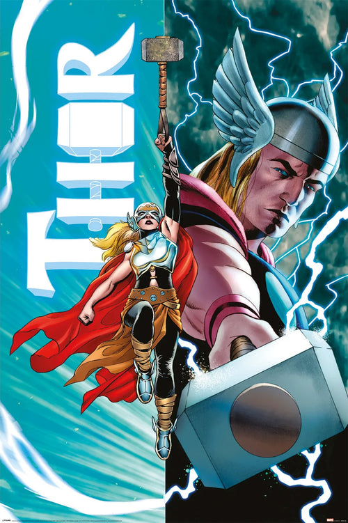 Pyramid Pp35120 Thor Vs Female Thor Poster 61x91,5cm | Yourdecoration.com