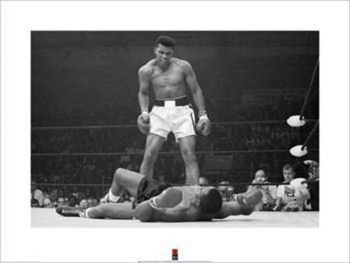 Pyramid Muhammad Ali v Liston Art Print 40x40cm | Yourdecoration.com