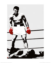 Pyramid Muhammad Ali Gloves Art Print 40x50cm | Yourdecoration.com