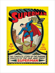 Pyramid Superman No 1 Art Print 60x80cm | Yourdecoration.com