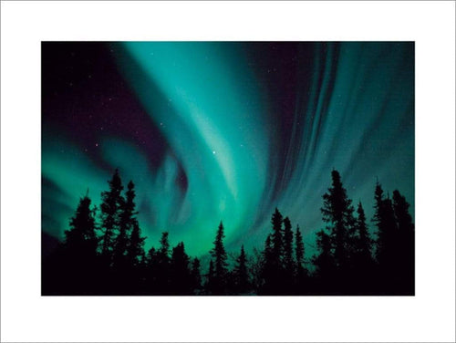 Pyramid Northern Lights Art Print 60x80cm | Yourdecoration.com