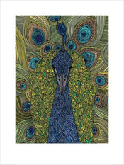 Pyramid Valentina Ramos The Peacock Art Print 60x80cm | Yourdecoration.com