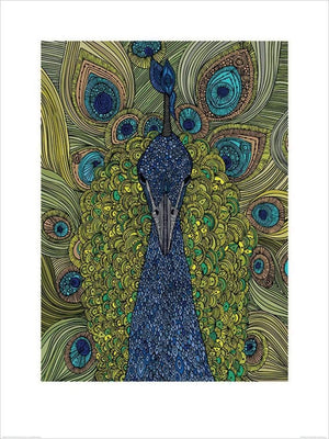 Pyramid Valentina Ramos The Peacock Art Print 60x80cm | Yourdecoration.com