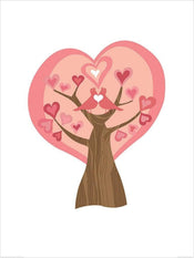 Pyramid Valentina Ramos Tree of Love Art Print 60x80cm | Yourdecoration.com