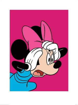 Pyramid Minnie Mouse Shocked Art Print 60x80cm | Yourdecoration.com