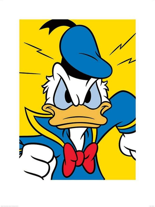 Pyramid Donald Duck Mad Art Print 60x80cm | Yourdecoration.com