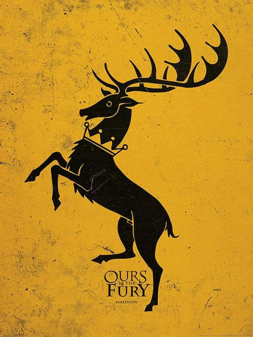 Pyramid Game of Thrones Baratheon Art Print 60x80cm | Yourdecoration.com