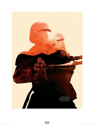 Pyramid Star Wars Episode VII Flametrooper Tri Art Print 60x80cm | Yourdecoration.com