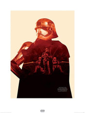 Pyramid Star Wars Episode VII Captain Phasma Tri Art Print 60x80cm | Yourdecoration.com