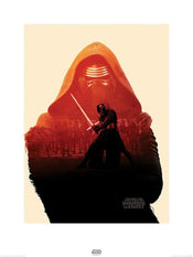 Pyramid Star Wars Episode VII Kylo Ren Tri Art Print 60x80cm | Yourdecoration.com