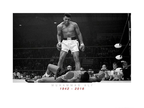 Pyramid Muhammad Ali Commemorative Ali Vs Liston Art Print 60x80cm | Yourdecoration.com