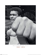 Pyramid Muhammad Ali Commemorative Punch Art Print 60x80cm | Yourdecoration.com