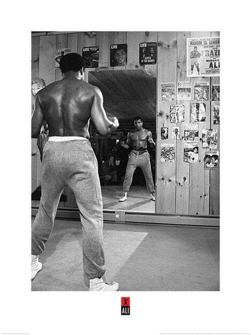 Pyramid Muhammad Ali Mirror Art Print 60x80cm | Yourdecoration.com