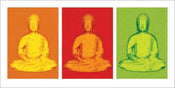 Pyramid Buddha Pop Art Art Print 50x100cm | Yourdecoration.com