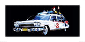 Pyramid Ghostbusters Car Art Print 50x100cm | Yourdecoration.com