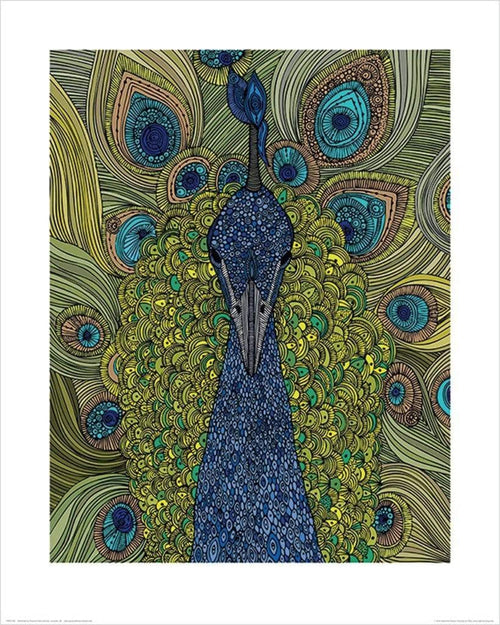 Pyramid Valentina Ramos The Peacock Art Print 40x50cm | Yourdecoration.com